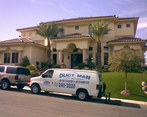 Duct Man of Nevada service truck