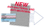 Anti bacterial, anti microbial furnace filter